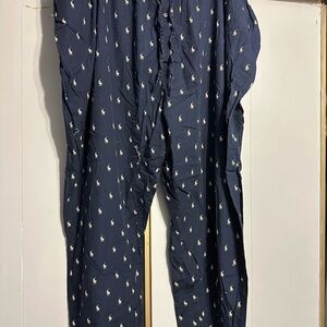 Navy Blue Polo by Ralph Lauren Men's Pajama Pants